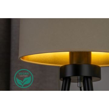 Duolla - Lampada da tavolo OVAL VEGAN 1xE27/15W/230V color crema