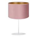 Duolla - Lampada da tavolo ROLLER 1xE14/15W/230V rosa/oro