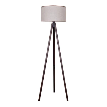 Duolla - Lampada da terra 1xE27/60W/230V beige/marrone