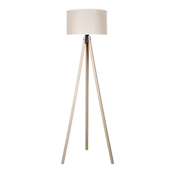 Duolla - Lampada da terra 1xE27/60W/230V panna/beige