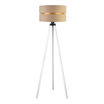 Duolla - Lampada da terra DUO 1xE27/60W/230V beige/bianco