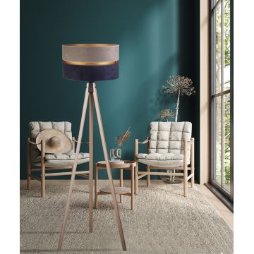 Duolla - Lampada da terra DUO 1xE27/60W/230V grigio/blu/beige