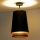 Duolla - Lampadario a plafone BELL SHINY 1xE27/15W/230V nero/rame