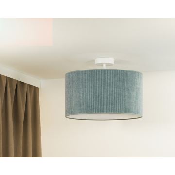 Duolla - Lampadario a plafone CORDUROY 1xE27/15W/230V azzurro