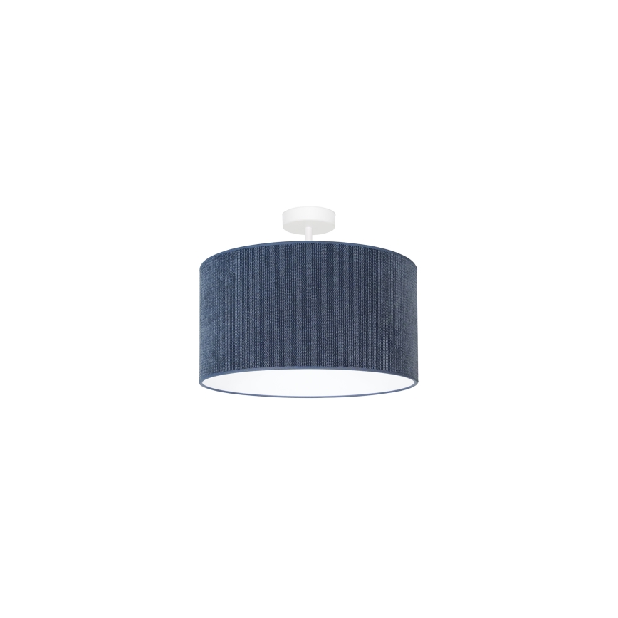 Duolla - Lampadario a plafone CORDUROY 1xE27/15W/230V blu scuro