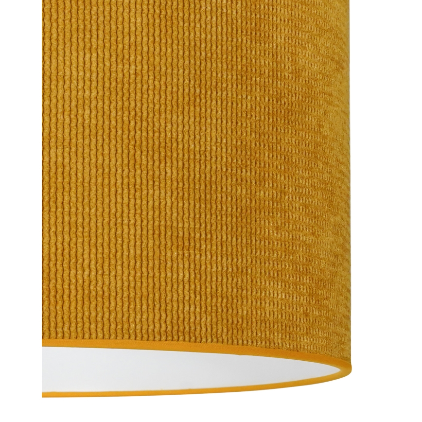 Duolla - Lampadario a plafone CORDUROY 1xE27/15W/230V giallo