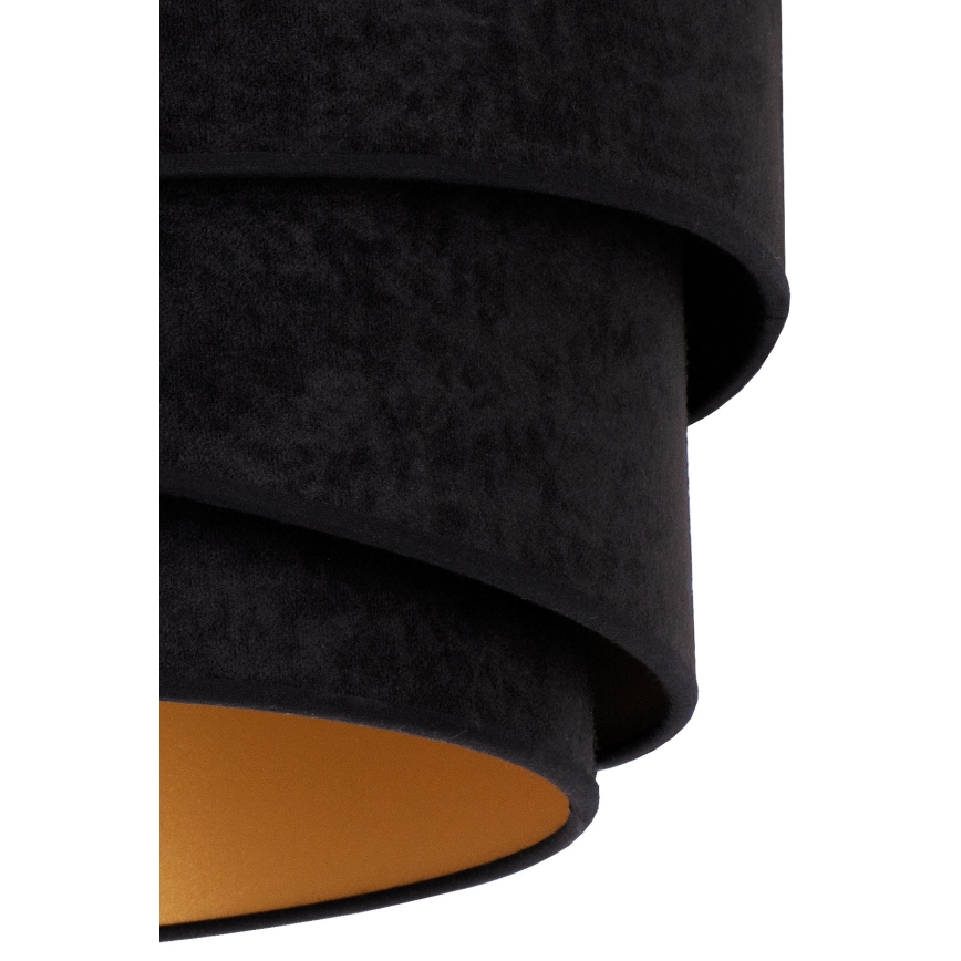 Duolla - Lampadario a plafone KOBO 1xE27/15W/230V diametro 45 cm nero
