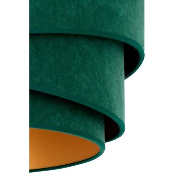 Duolla - Lampadario a plafone KOBO 1xE27/15W/230V diametro 45 cm verde