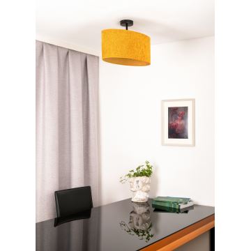 Duolla - Lampadario a plafone OVAL 1xE27/15W/230V marrone