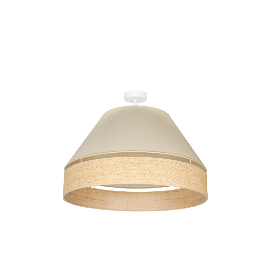 Duolla - Lampadario a plafone YUTE AVIGNON 1xE27/15W/230V color crema/beige