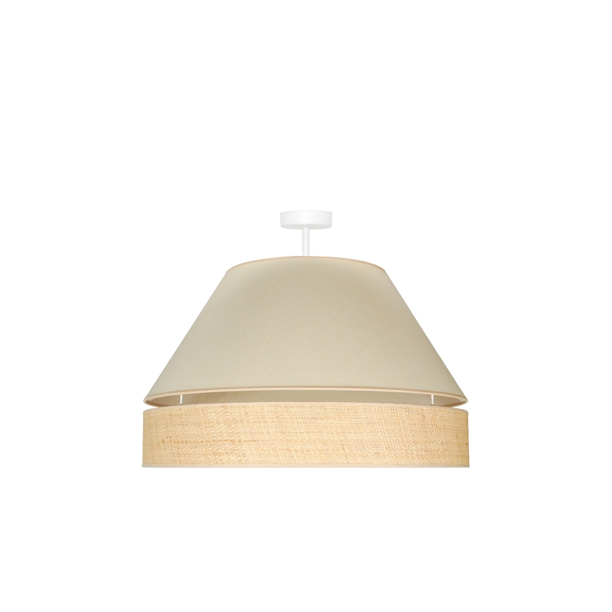 Duolla - Lampadario a plafone YUTE AVIGNON 1xE27/15W/230V color crema/beige