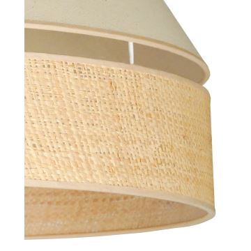 Duolla - Lampadario a plafone YUTE AVIGNON 1xE27/15W/230V color crema/beige