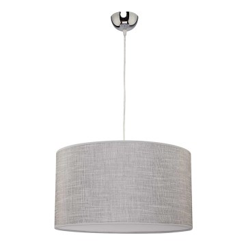 Duolla - Lampadario a sospensione con filo ALTO 1xE27/40W/230V grigio