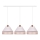 Duolla - Lampadario a sospensione con filo AVIGNON 3xE27/15W/230V bianco/beige