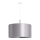 Duolla - Lampadario a sospensione con filo CANNES 1xE27/15W/230V diametro 45 cm argento