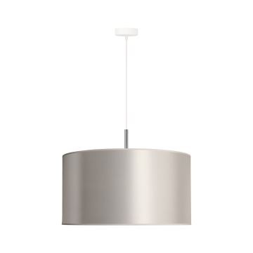 Duolla - Lampadario a sospensione con filo CANNES 1xE27/15W/230V diametro 45 cm argento