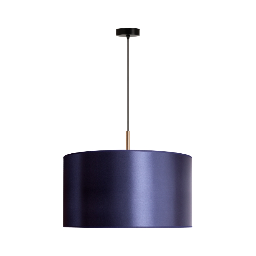 Duolla - Lampadario a sospensione con filo CANNES 1xE27/15W/230V diametro 45 cm blu/rame