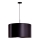 Duolla - Lampadario a sospensione con filo CANNES 1xE27/15W/230V diametro 45 cm nero/argento