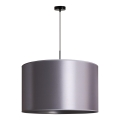 Duolla - Lampadario a sospensione con filo CANNES 1xE27/15W/230V diametro 50 cm argento