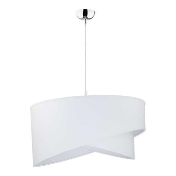 Duolla - Lampadario a sospensione con filo CELLO 1xE27/40W/230V bianco