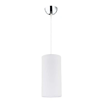 Duolla - Lampadario a sospensione con filo CIGAR 1xE27/40W/230V bianco