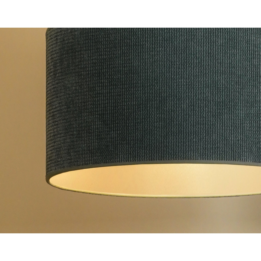 Duolla - Lampadario a sospensione con filo CORDUROY 1xE27/15W/230V azzurro