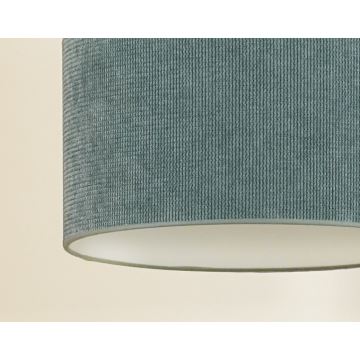 Duolla - Lampadario a sospensione con filo CORDUROY 1xE27/15W/230V azzurro