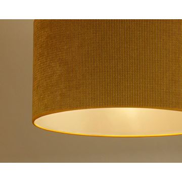 Duolla - Lampadario a sospensione con filo CORDUROY 1xE27/15W/230V giallo