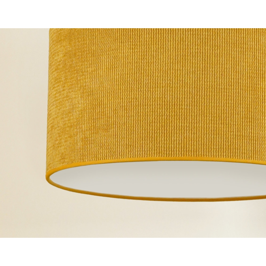 Duolla - Lampadario a sospensione con filo CORDUROY 1xE27/15W/230V giallo