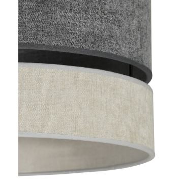 Duolla - Lampadario a sospensione con filo DOUBLE 1xE27/15W/230V grigio