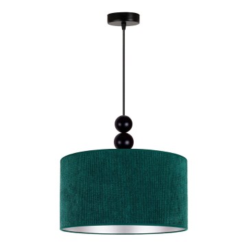 Duolla - Lampadario a sospensione con filo LYON 1xE27/15W/230V verde