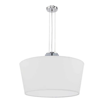 Duolla - Lampadario a sospensione con filo OPERA 3xE14/40W/230V bianco