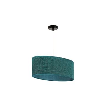 Duolla - Lampadario a sospensione con filo OVAL 1xE27/15W/230V verde