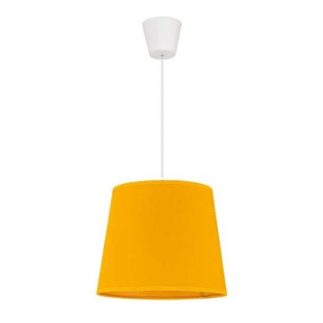 Duolla - Lampadario a sospensione con filo SOLO 1xE27/40W/230V giallo