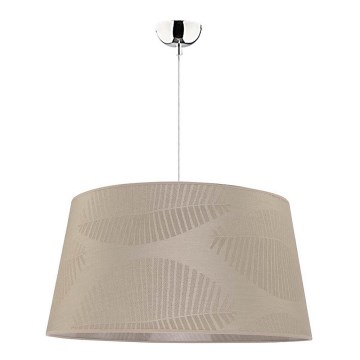 Duolla - Lampadario a sospensione con filo TENOR 1xE27/40W/230V 60 cm marrone/foglie