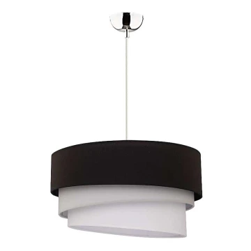 Duolla - Lampadario a sospensione con filo TRIO 1xE27/40W/230V nero/grigio/bianco