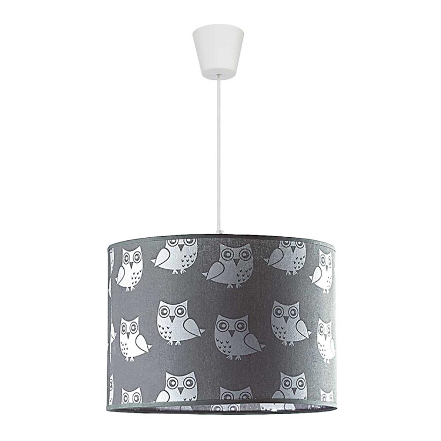 Duolla - Lampadario a sospensione per bambini OWL 1xE27/40W/230V