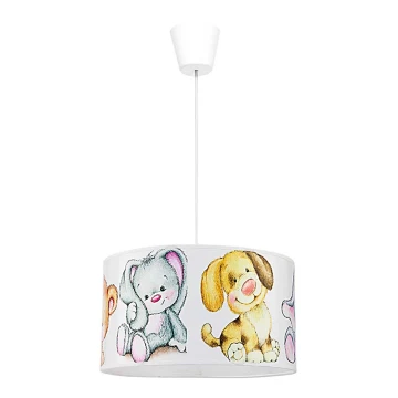 Duolla - Lampadario a sospensione per bambini SWEET BEARS 1xE27/40W/230V