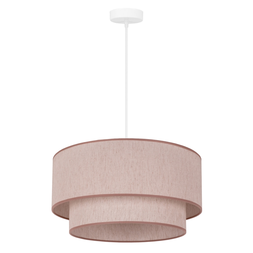 Duolla - Lampadario su filo BOHO 1xE27/40W/230V beige