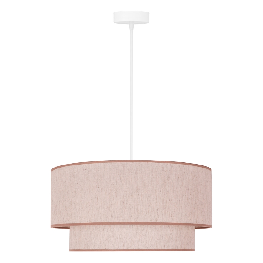 Duolla - Lampadario su filo BOHO 1xE27/40W/230V beige