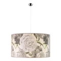 Duolla - Lampadario su filo CONSTANCE 1xE27/40W/230V grigio