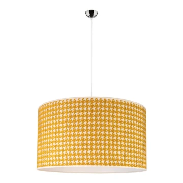 Duolla - Lampadario su filo KENT 1xE27/40W/230V giallo