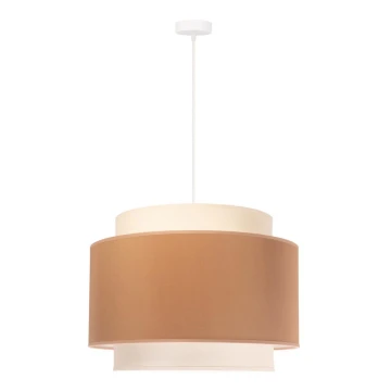 Duolla - Lampadario su filo SOHO 1xE27/40W/230V beige/crema