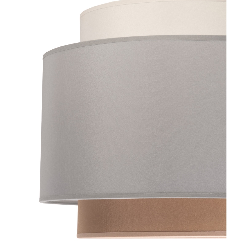 Duolla - Lampadario su filo SOHO 1xE27/40W/230V grigio/crema/beige