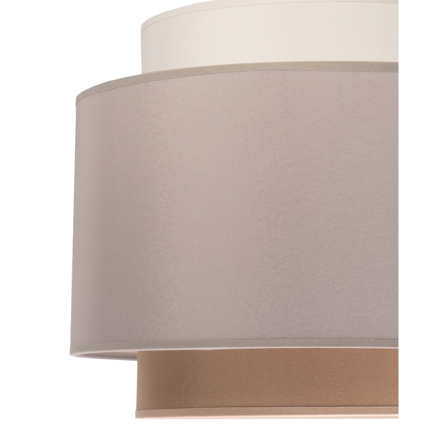 Duolla - Lampadario su filo SOHO 1xE27/40W/230V grigio/crema/beige