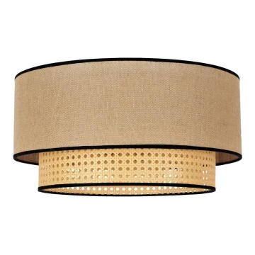 Duolla - Plafoniera BOHO 1xE27/15W/230V beige/rattan