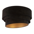 Duolla - Plafoniera DEVON 1xE27/40W/230V black/golden