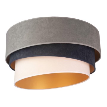 Duolla - Plafoniera  DEVON 1xE27/40W/230V grigia/blu/beige