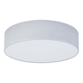 Duolla - Plafoniera LED CORTINA LED/26W/230V diametro 30 cm grigio