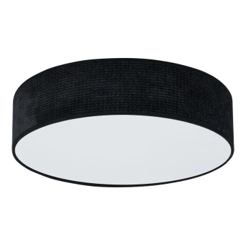 Duolla - Plafoniera LED CORTINA LED/26W/230V diametro 30 cm nero